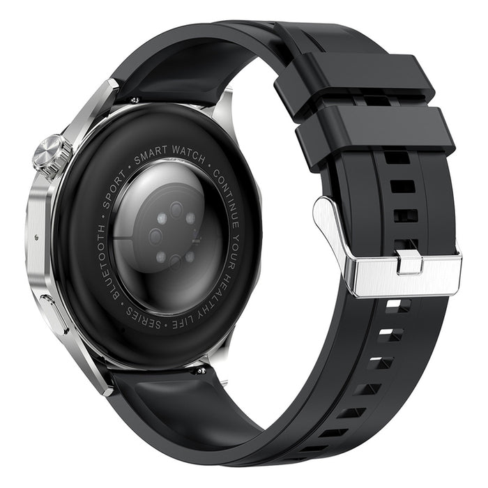 Smart watch LEMFO HK4 AMOLED SILVER 46 MM, HEART MONITOR, SPO2