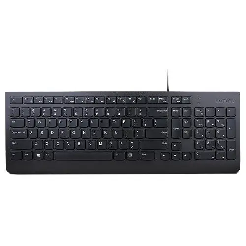 Lenovo Essential keyboard Universal USB QWERTY US English Black - KeyboardsPER-KLA<<<Input / Output