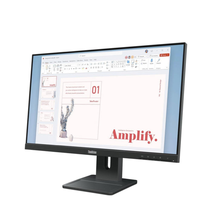 Monitor Lenovo ThinkVision E24-40 23.8" IPS, WLED, 1920x1080, 16:9, 4ms, 100Hz, 250 cd/m2, 1300:1, H