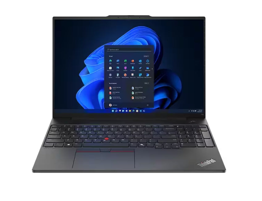 Lenovo ThinkPad E16 G2 Intel Core Ultra 7 155H (up to 4.8GHz, 24MB), 32GB(16+16) DDR5-5600, 1TB SSD, 16" WUXGA (1920x1200) IPS AG, Intel Arc Graphics, FHD&IR Cam, Backlit KB, Black, WLAN, BT, 3cell, FPR, DOS, 3Y Onsite