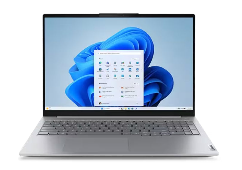 Lenovo ThinkBook 16 G8 Intel Core Ultra 5 135H, 14C (up to 4.6GHz, 18MB), 16GB SODIMM DDR5-5600, 1TB SSD, 16" WUXGA (1920x1200) IPS AG, Intel Arc Graphics, FHD&IR Cam, Backlit KB, WLAN, BT, FPR, 4 cell, DOS, 3Y Onsite