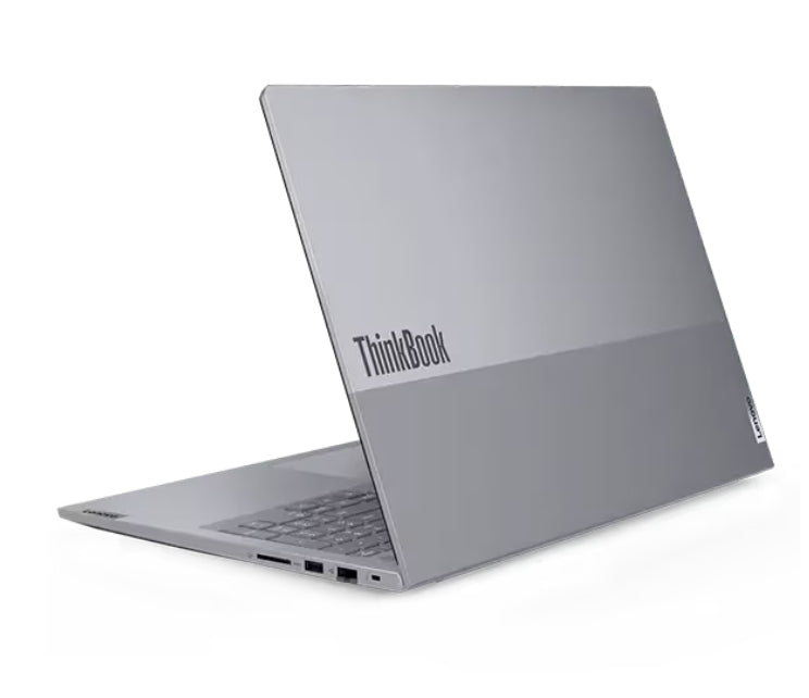 Lenovo ThinkBook 16 G8 Intel Core Ultra 5 135H, 14C (up to 4.6GHz, 18MB), 16GB SODIMM DDR5-5600, 1TB SSD, 16" WUXGA (1920x1200) IPS AG, Intel Arc Graphics, FHD&IR Cam, Backlit KB, WLAN, BT, FPR, 4 cell, DOS, 3Y Onsite
