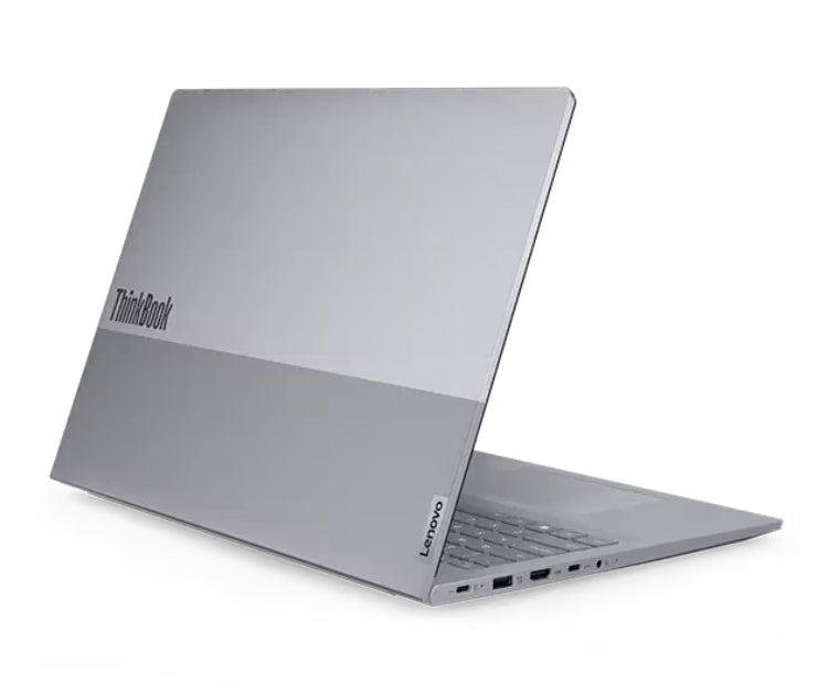 Lenovo ThinkBook 16 G8 Intel Core Ultra 5 135H, 14C (up to 4.6GHz, 18MB), 16GB SODIMM DDR5-5600, 1TB SSD, 16" WUXGA (1920x1200) IPS AG, Intel Arc Graphics, FHD&IR Cam, Backlit KB, WLAN, BT, FPR, 4 cell, DOS, 3Y Onsite