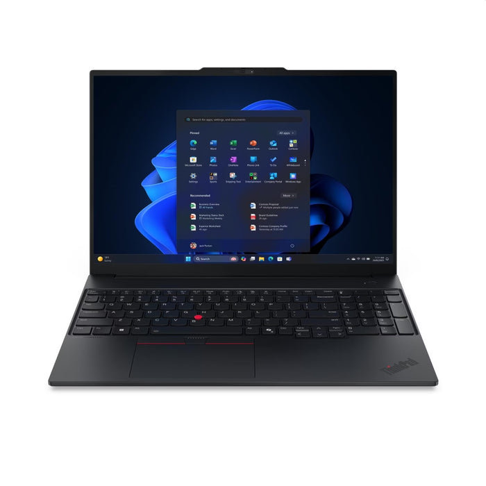 Lenovo ThinkPad E16 AMD G3, AMD Ryzen 5 220 (up to 4.9GHz, 16MB), 16GB DDR5-5600, 512GB SSD, 16" WUXGA (1920x1200) IPS AG, AMD Radeon 740M Graphics, FHD&IR Cam, Backlit KB, WLAN, BT, FPR, 4 cell, DOS, 3Y Onsite