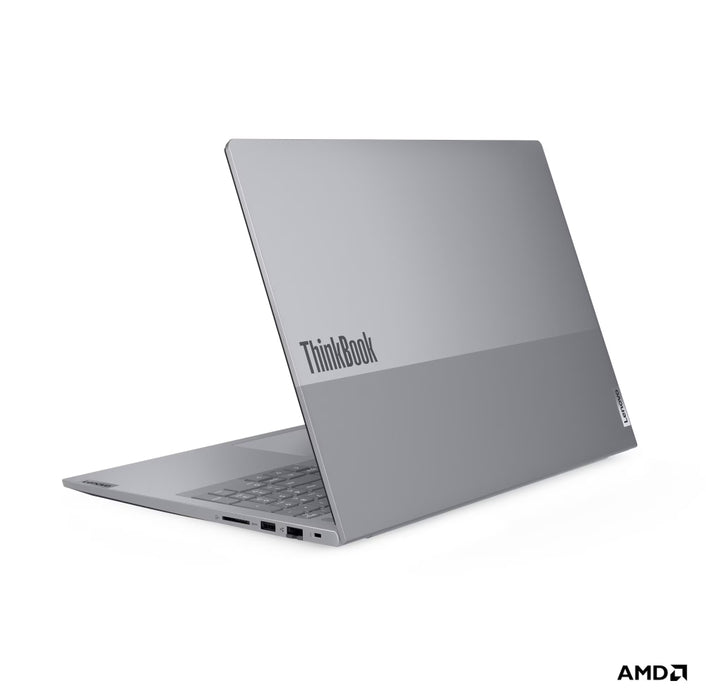 Lenovo ThinkBook 16 G9 AMD Ryzen 7 250 (up to 5.1GHz, 16MB), 32GB (16+16) SODIMM DDR5-5600, 512GB SSD, 16" WUXGA (1920x1200) IPS AG, AMD Radeon 780M Graphics, FHD&IR Cam, Backlit KB, WLAN, BT, 3 cell, DOS, 3Y CCI