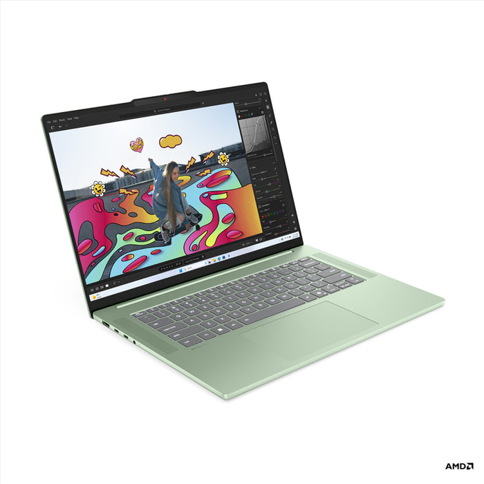 Laptop LENOVO IdeaPad Slim 5 15ARP10 83J30053BM 15.1 ", AMD RYZEN 7 7735HS, RAM 16 GB, SSD 512 GB, AMD RADEON 680M GRAPHICS, WINDOWS 11, SEAFOAM GREEN