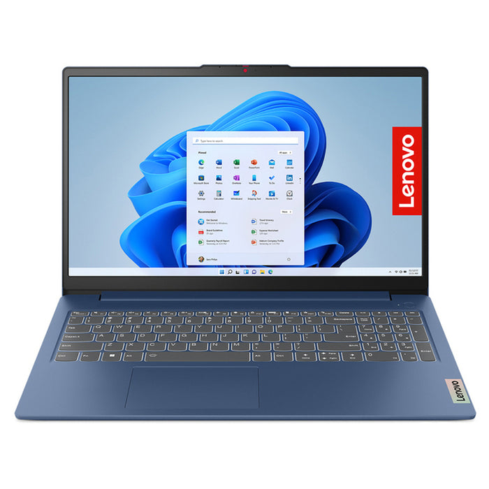 Laptop LENOVO IdeaPad Slim 3 15AMN8 82XQ00TMBM 15.6 ", AMD RYZEN 5 7520U, RAM 16 GB, SSD 512 GB, AMD RADEON 610M GRAPHICS, WINDOWS 11, ABYSS BLUE