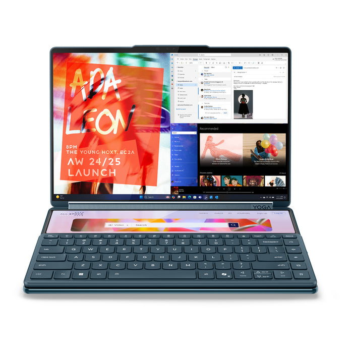 LENOVO Yoga Book 9 Intel Core Ultra 7 255H 14inch 2.8K OLED 500N 120Hz 32GB DDR5x 1TB PCIe W11H Tidal Teal