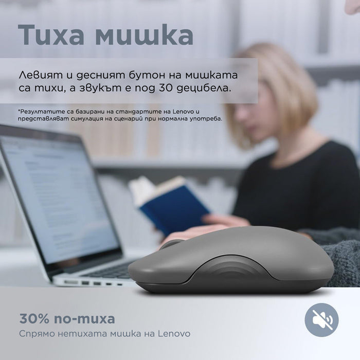 Mouse LENOVO 350 Silent Mouse (Meta Grape) GY51S61910