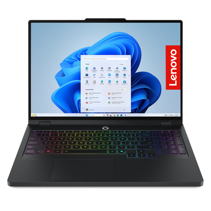 LENOVO Legion Pro 5 AMD Ryzen 9 8945HX 16inch WQXGA AG 500N 240Hz HDR 32GB DDR5 1TB RTX5070 8GB NoOS Eclipse Black 3y