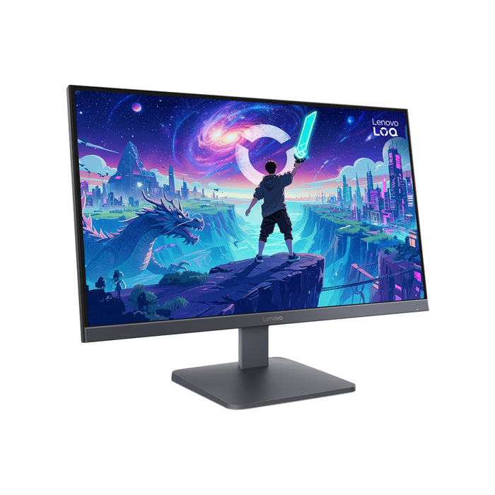 Monitor LENOVO LOQ 27Q-10 68F3GACBEU 0.233 mm, 178°/178°, IPS, 27.0 ", 68.6 cm, 2560x1440, 180.00 Hz, HDMI, DisplayPort, LUNAR GRAY