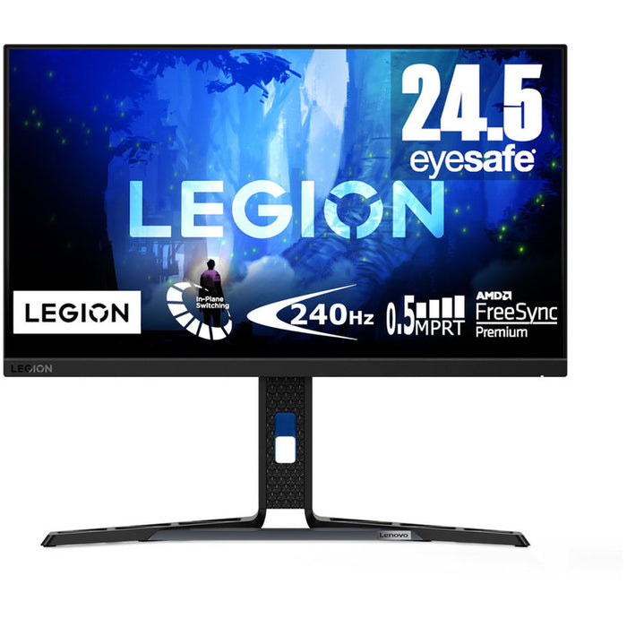 Monitor LENOVO LEGION Legion Y25-30 66F0GACBEU DisplayHDR 400 0.283 mm, 178°/178°, IPS, 24.5 ", 62.2 cm, 1920x1080, 240.00 Hz, 1.00 ms, HDMI, DisplayPort, RAVEN BLACK