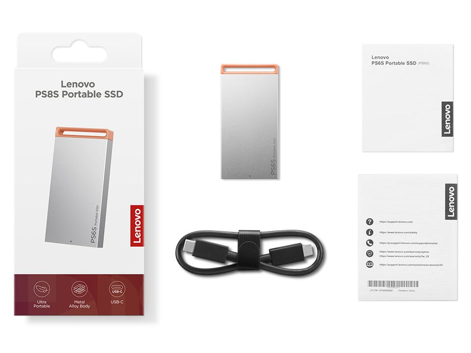 Lenovo 4XB1T88410 external solid state drive 1 TB USB Type-C 3.2 Gen 2 (3.1 Gen 2) Grey