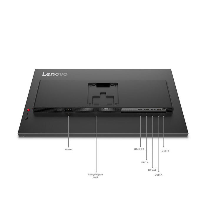 Lenovo ThinkVision P27q-40 27" IPS, WLED, 2560x1440, 16:9, 4ms, 24Hz - 120Hz, 350 cd/m2, 1500:1, HDMI, DP, 3x USB-A , 1x USB-C, 1x USB-B, Tilt, Swivel, Pivot, Height Adjust Stand