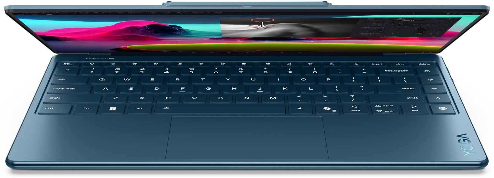 LENOVO Yoga Slim 9 Intel Core Ultra 7 258V 14inch WQUX OLED 400N 120Hz Touch 32GB DDR5 1TB PCIe W11Pro Tidal Teal