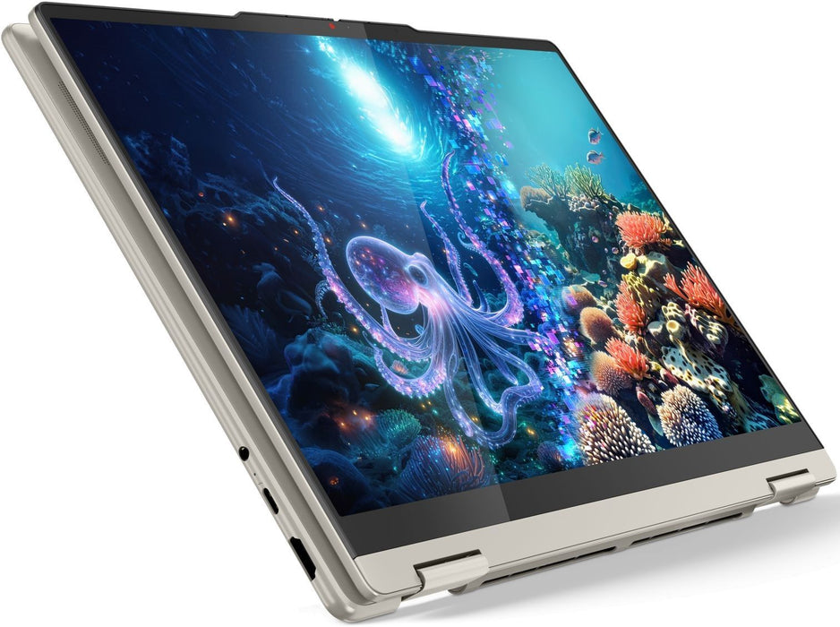 LENOVO Yoga 7 2-in-1 AMD Ryzen AI 5 340 14inch WUXGA OLED 400N Touch HDR 24GB DDR5 1TB PCIe W11H Seashell