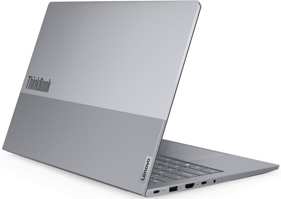 Lenovo ThinkBook 14 G8 Intel Core Ultra 7 255H (up to 5.1GHz, 24MB), 16GB DDR5-5600, 512GB SSD, 14" WUXGA (1920x1200) IPS AG, Integrated Graphics, 1080p&IR Cam, Backlit KB, 3 cell, WLAN, BT, FPR, DOS, 3Y CCI