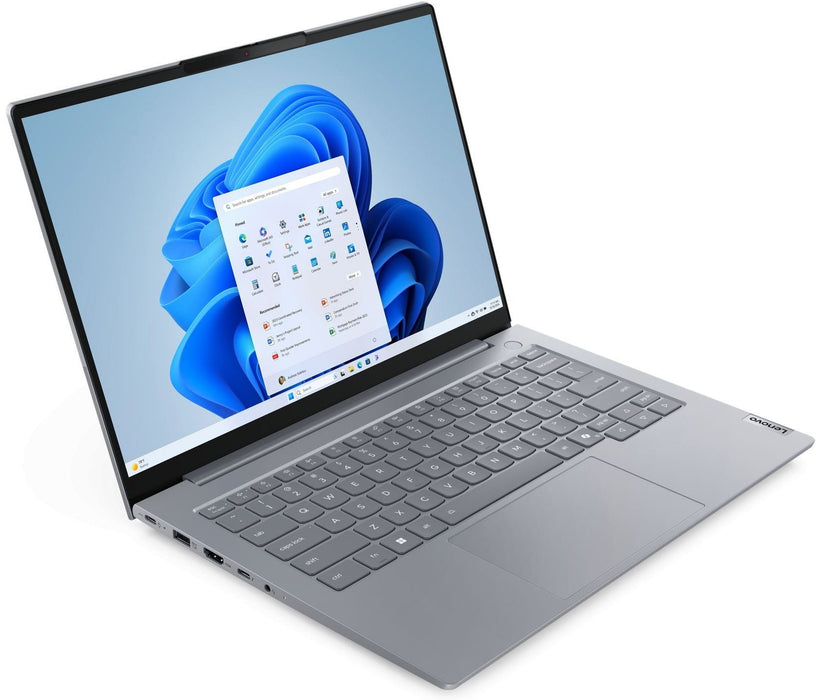 Lenovo ThinkBook 14 G8 Intel Core Ultra 7 255H (up to 5.1GHz, 24MB), 16GB DDR5-5600, 512GB SSD, 14" WUXGA (1920x1200) IPS AG, Integrated Graphics, 1080p&IR Cam, Backlit KB, 3 cell, WLAN, BT, FPR, DOS, 3Y CCI