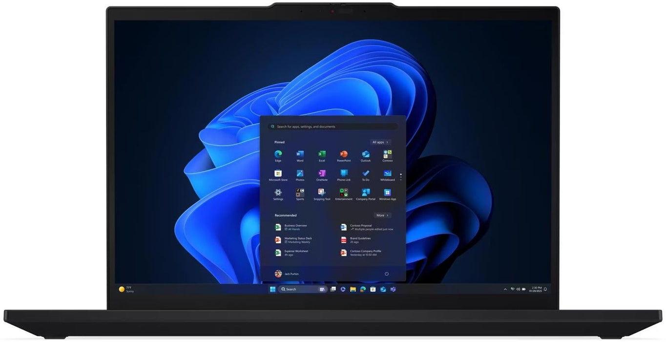 Lenovo ThinkPad T16 G4 Intel Core Ultra 7 255U, 12C (up to 5.2GHz, 12MB), 32GB(2x16) DDR5-5600, 1TB SSD, 16" WUXGA (1920x1200) IPS AG, Intel Graphics, 5MP&IR, Backlit KB, WLAN, BT, SCR, FPR, 4 cell, Win11Pro, 3Y Premier