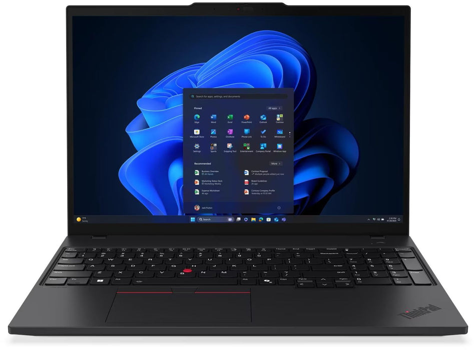 Lenovo ThinkPad T16 G4 Intel Core Ultra 5 225U, 12C (up to 4.8GHz, 12MB), 32GB(16+16) DDR5-5600, 1TB SSD, 16" WUXGA (1920x1200) IPS AG, Intel Graphics, 5MP&IR, Backlit KB, WLAN, BT, SCR, FPR, 4 cell, Win11Pro, 3Y Premier