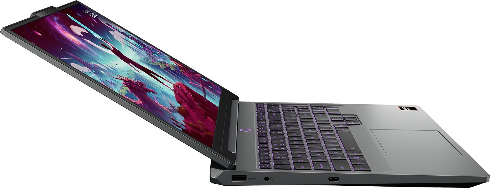 LENOVO LOQ AMD Ryzen 7 250 15.3inch WUXGA AG 165Hz 16GB DDR5 512GB PCIe RTX5050 8GB NoOS Luna Grey 3y