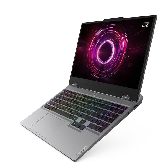 LENOVO LOQ AMD Ryzen 7 250 15.6inch FullHD AG 144Hz 32GB DDR5 512GB PCIe RTX5060 8GB NoOS Luna Grey 3y