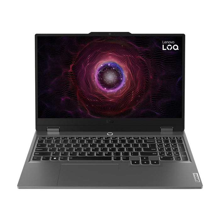 Lenovo LOQ 15ARP9 AMD Ryzen™ 5 7235HS Laptop 39.6 cm (15.6") Full HD 16 GB DDR5-SDRAM 512 GB SSD NVIDIA GeForce RTX 4050 Wi-Fi 6 (802.11ax) Windows 11 Home Grey