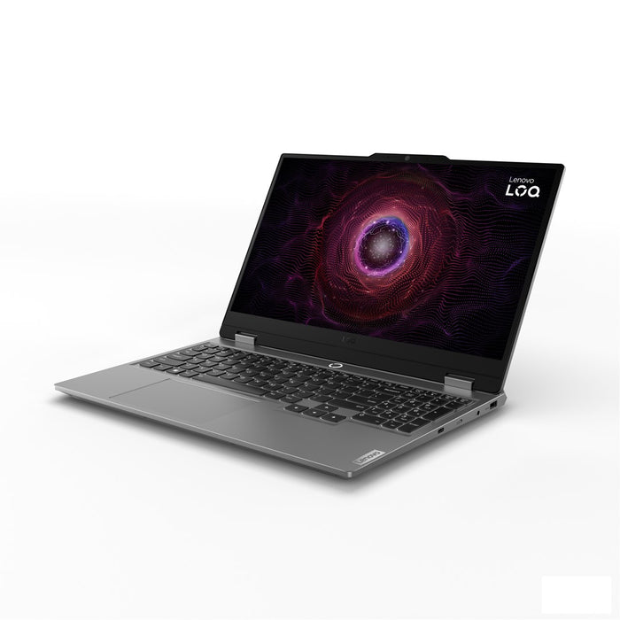 Lenovo LOQ 15ARP9 AMD Ryzen™ 5 7235HS Laptop 39.6 cm (15.6") Full HD 16 GB DDR5-SDRAM 512 GB SSD NVIDIA GeForce RTX 4050 Wi-Fi 6 (802.11ax) Windows 11 Home Grey