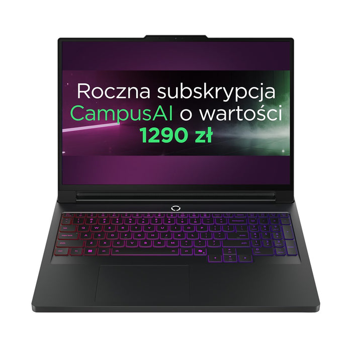 Lenovo Legion Pro 7 16AFR10H Ryzen 9 9955HX3D 16.0" WQXGA OLED 500 nits 240 Hz LBL Glossy 64 GB DDR5 5600 SSD 2 TB GeForce RTX 5080 16 GB Cam 5.0 MP 99.9 Wh W11Pro Eclipse Black