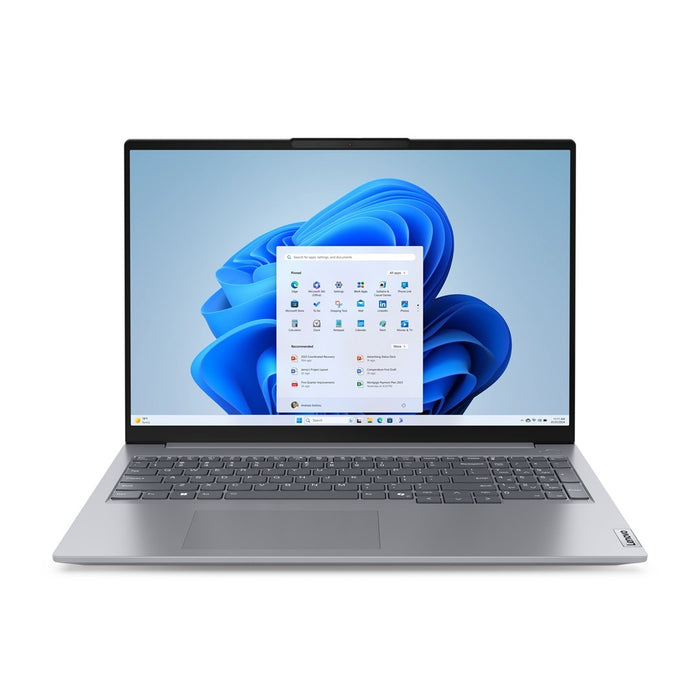 Lenovo ThinkBook 16 G7 IML Intel Core Ultra 5 125U Laptop 40.6 cm (16") WUXGA 16 GB LPDDR5-SDRAM 1 TB SSD Wi-Fi 6E (802.11ax) Windows 11 Pro English Grey