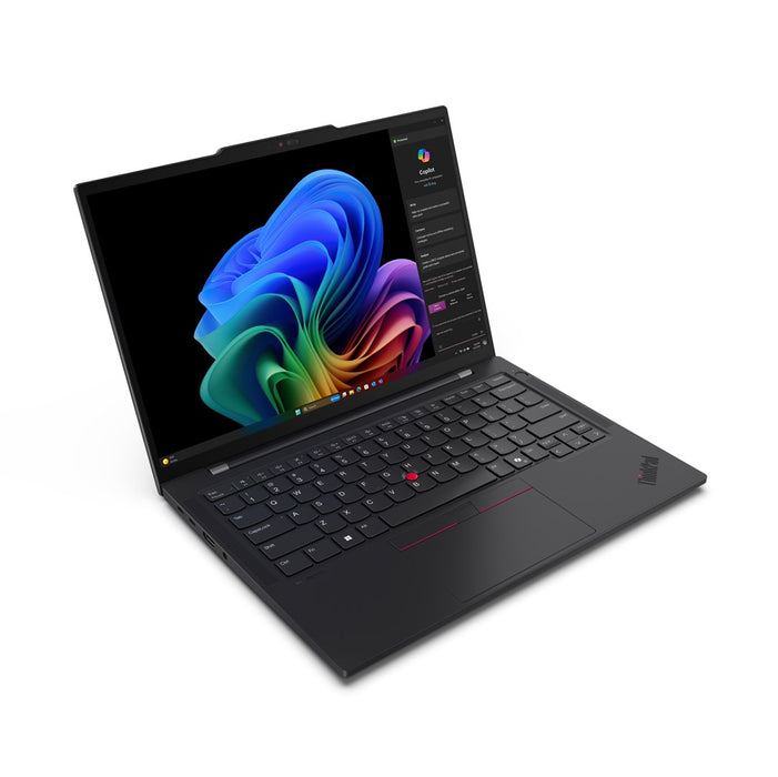 Lenovo ThinkPad T14s Gen 6 (Snapdragon) Copilot+ PC Qualcomm Snapdragon X1E-78-100 Laptop 35.6 cm (14") Touchscreen WUXGA 32 GB LPDDR5x-SDRAM 512 GB SSD Wi-Fi 7 (802.11be) Windows 11 Pro US English Black
