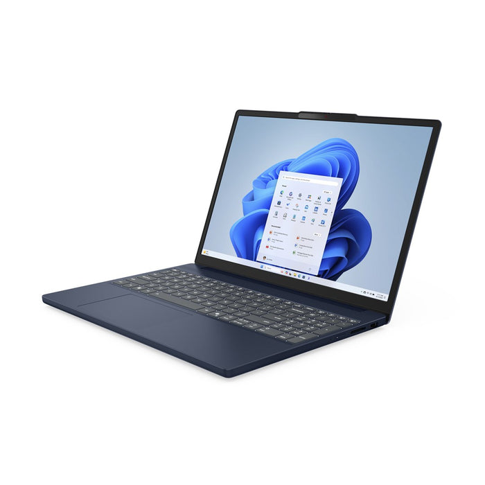 Lenovo IdeaPad Slim 3 15ARP10 AMD Ryzen™ 5 7535HS Laptop 38.9 cm (15.3") WUXGA 16 GB DDR5-SDRAM 512 GB SSD Wi-Fi 6 (802.11ax) Windows 11 Home Blue