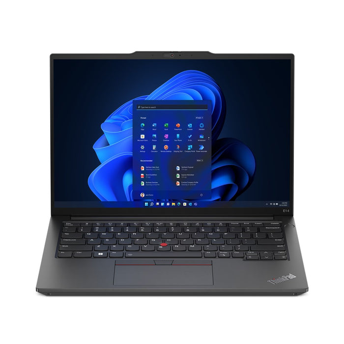 Lenovo ThinkPad E14 Gen 5 (Intel) Intel® Core™ i7 i7-1355U Laptop 35.6 cm (14") Touchscreen WUXGA 16 GB DDR4-SDRAM 512 GB SSD Wi-Fi 6 (802.11ax) Windows 11 Pro US English Graphite, Black New Repack/Repacked