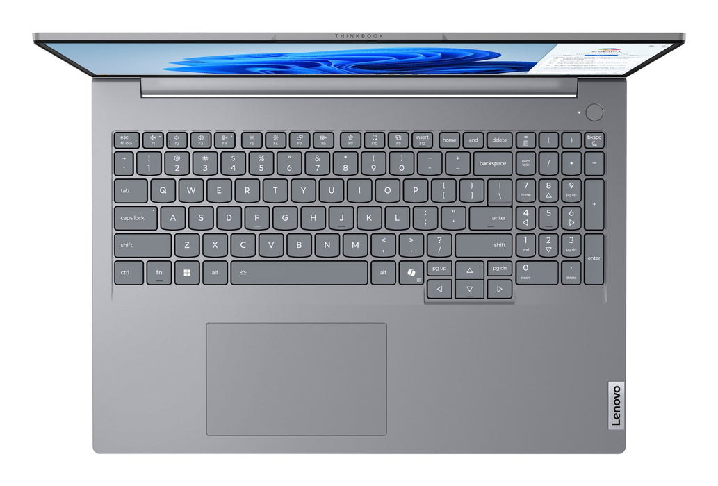 Lenovo ThinkBook 16 G8 IAL Intel Core Ultra 7 255H Laptop 40.6 cm (16") WUXGA 32 GB DDR5-SDRAM 1 TB SSD Wi-Fi 6E (802.11ax) Windows 11 Pro English Grey