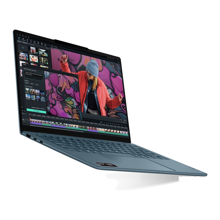 Lenovo Yoga Slim 7 14AKP10 Ryzen AI 5 340 14" WUXGA OLED 400 nits 60 Hz Glossy 16 GB LPDDR5-6400 512 GB SSD Radeon 840M Graphics 1080p webcam 70 Wh Win11 Tidal Teal