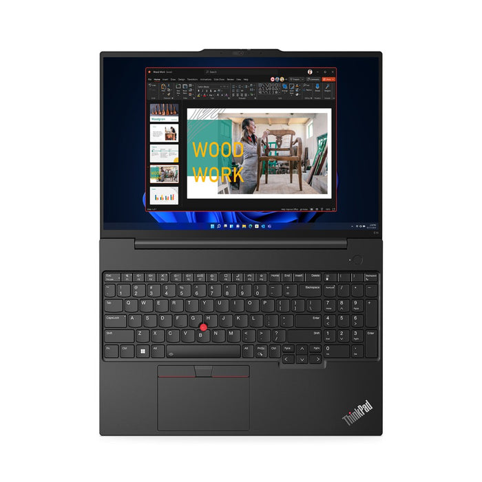 Lenovo ThinkPad E16 Gen 1 (Intel) Intel® Core™ i5 i5-1335U Laptop 40.6 cm (16") WUXGA 16 GB DDR4-SDRAM 256 GB SSD Wi-Fi 6 (802.11ax) Windows 11 Pro US English Black New Repack/Repacked
