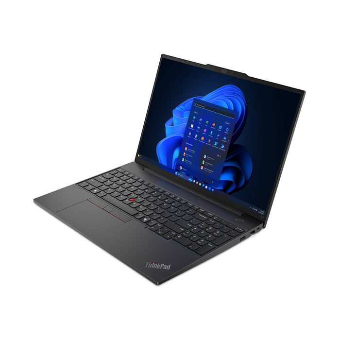 Lenovo ThinkPad E16 AMD Ryzen™ 7 7735U Laptop 40.6 cm (16") Touchscreen WUXGA 16 GB DDR5-SDRAM 1 TB SSD Wi-Fi 6 (802.11ax) Windows 11 Pro US English Black New Repack/Repacked