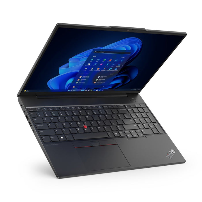 Lenovo ThinkPad E16 AMD Ryzen™ 7 7735U Laptop 40.6 cm (16") Touchscreen WUXGA 16 GB DDR5-SDRAM 1 TB SSD Wi-Fi 6 (802.11ax) Windows 11 Pro US English Black New Repack/Repacked