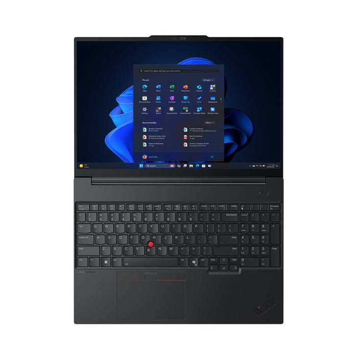 Lenovo ThinkPad E16 Gen 3 (Intel) Copilot+ PC Intel Core Ultra 5 226V Laptop 40.6 cm (16") WUXGA 16 GB LPDDR5x-SDRAM 512 GB SSD Wi-Fi 6E (802.11ax) Windows 11 Pro English Black