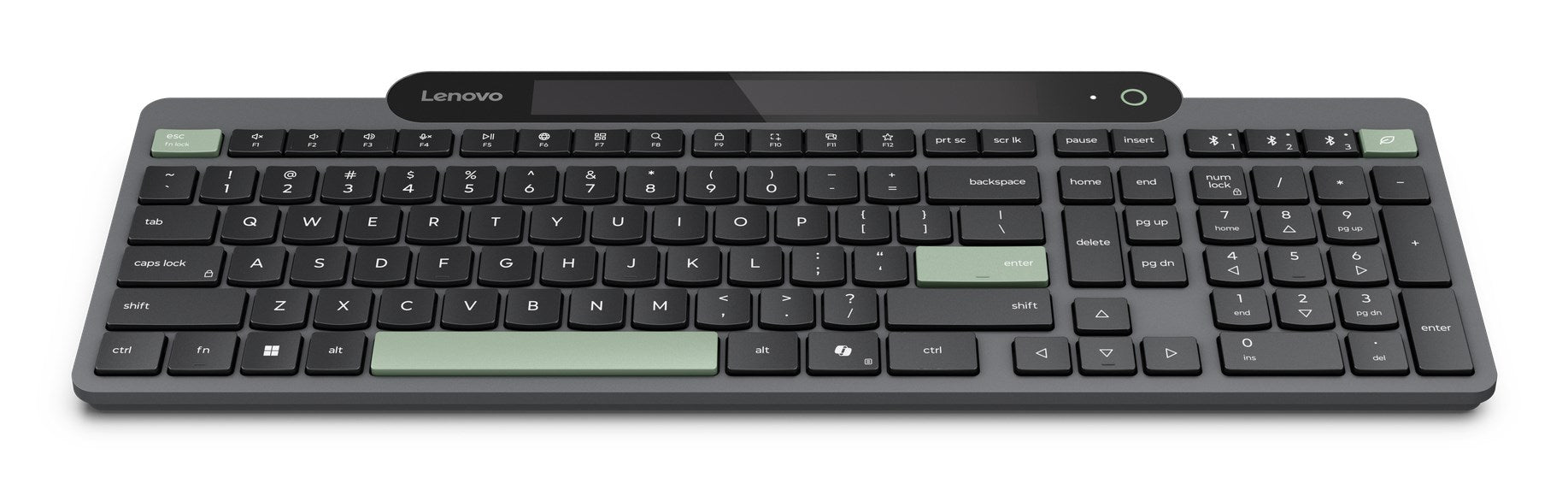 Lenovo 4Y41R69489 keyboard Home/Office Bluetooth US English Black, Green