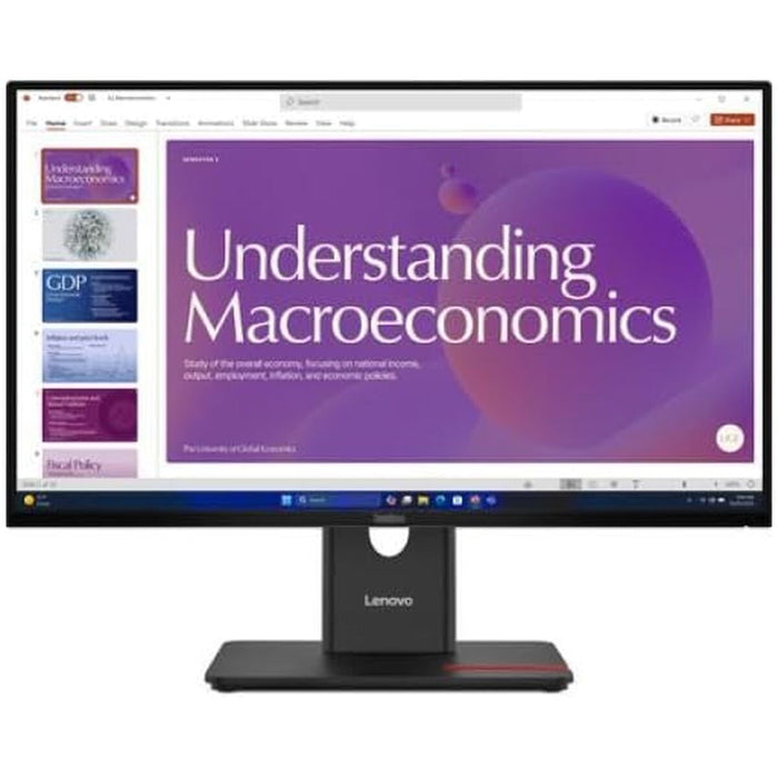 LENOVO ThinkVision T24D-40 23.8inch IPS 16:9 1920x1080 120Hz 250cd/m²  1500:1 6ms 2xUSB-C 3xUSB-A 1xHDMI 1xDP 99% sRGB eclipse black