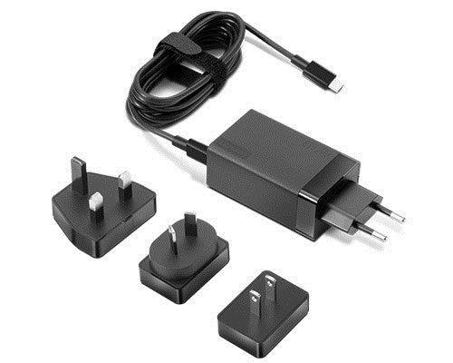 LENOVO 65W USB-C AC Travel Adapter 4 interchangeable plugs US EU AU UK
