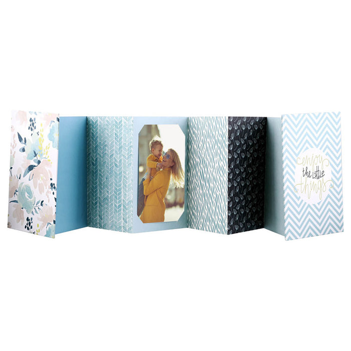 ALBUM LENSY ACCORDION 10x15 BLUE