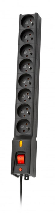LESTAR 1966004055 power extension 3 m 230 AC outlet(s) Indoor Black