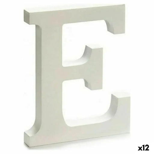 Letter Pincello E White 1,8 x 21 x 17 cm (12 Units) - Декорация и Осветление<<<Дом Градина<<<BigBuy&&&Други артикули за