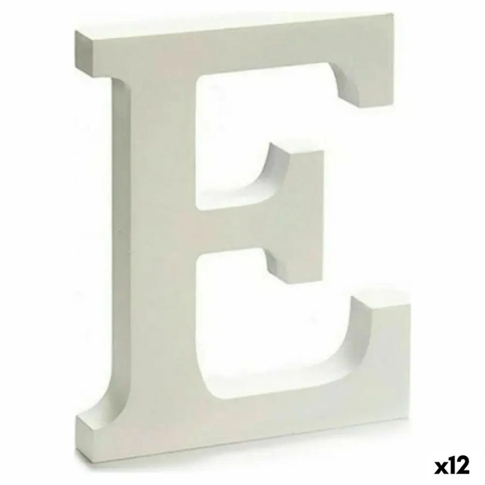 Letter Pincello E White 1,8 x 21 x 17 cm (12 Units) - Декорация и Осветление<<<Дом Градина<<<BigBuy&&&Други артикули за
