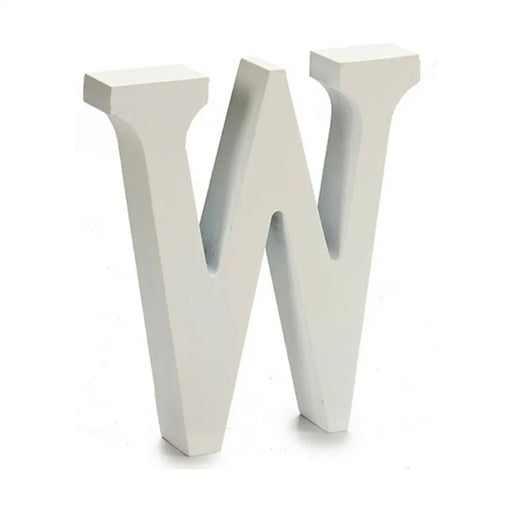 Letter Pincello W White 2 x 16 x 14,5 cm (24 Units) - Декорация и Осветление<<<Дом Градина<<<BigBuy&&&Други артикули за