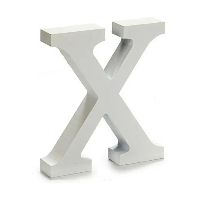 Letter Pincello X White 2 x 16 x 14,5 cm (24 Units) - Декорация и Осветление<<<Дом Градина<<<BigBuy&&&Други артикули за