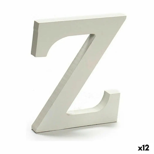 Letter Pincello Z White 1,8 x 21 x 17 cm (12 Units) - Декорация и Осветление<<<Дом Градина<<<BigBuy&&&Други артикули за