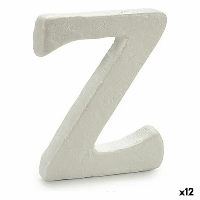 Letter Pincello Z White polystyrene (12 Units) - Декорация и Осветление<<<Дом Градина<<<BigBuy&&&Други артикули за
